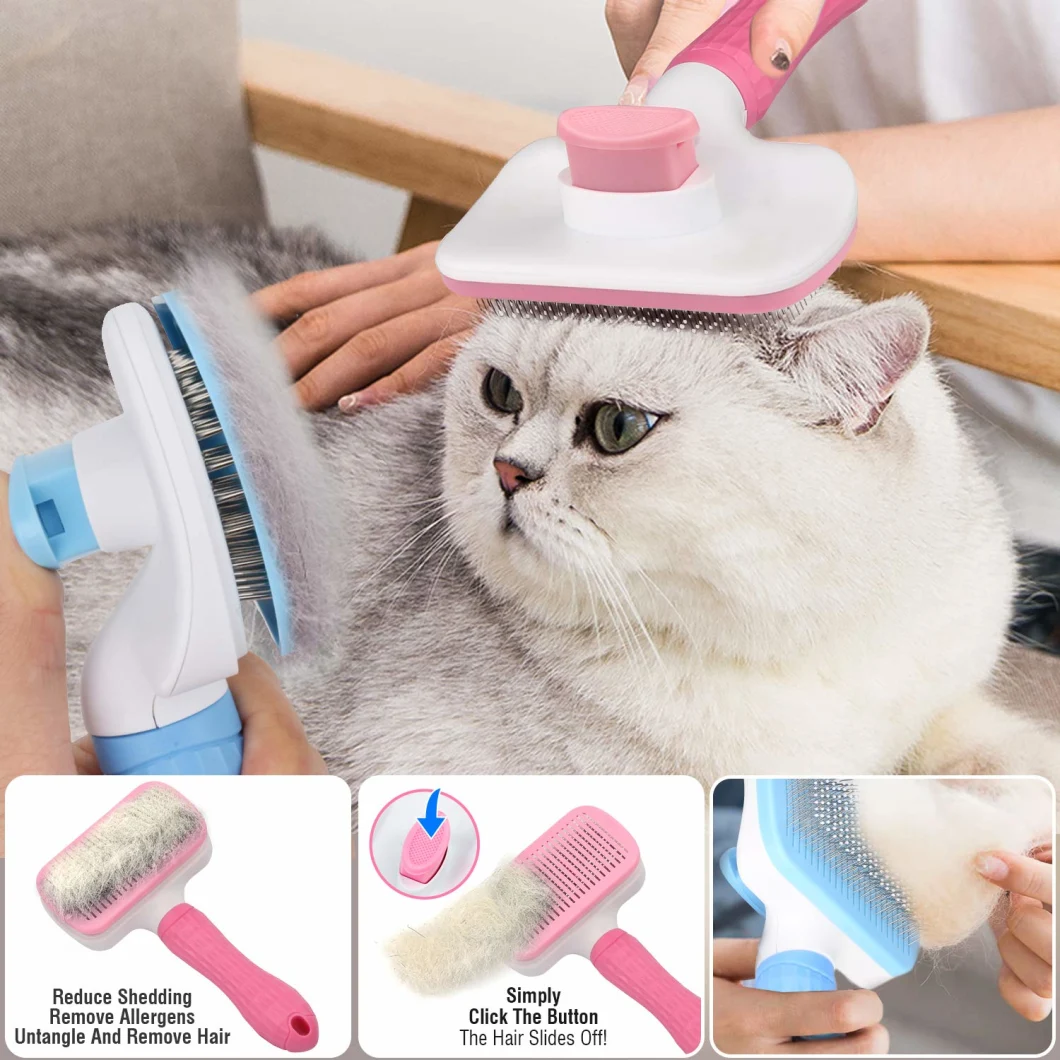 Cleaning Slicker Brush Dog Cat Bunny Pet Grooming