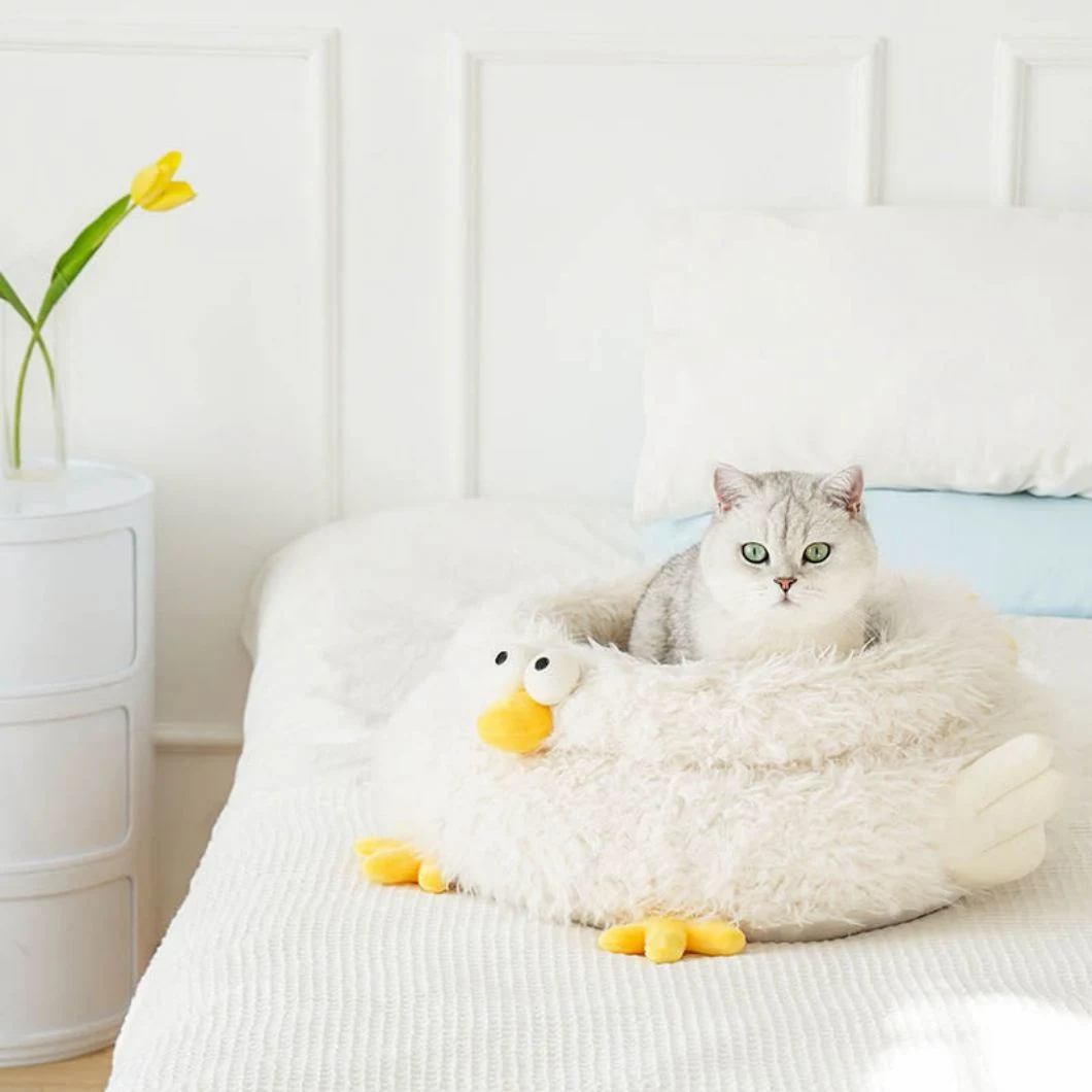 Sleeping Beds Round Cat Dog Bed Comfortable Chicken Coop Cat Bed