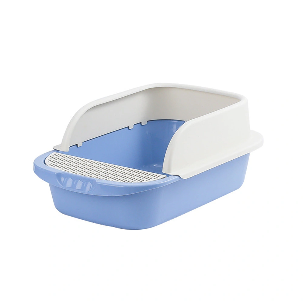 7 Colors Plastic Cat Litter Box Semi Closed Cat Toilet